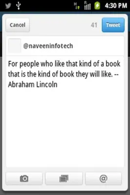 Quotes Book android App screenshot 6